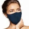 Pebbles Of Leeds Face Masks Pebbles Handmade Contoured Cotton Face Mask - Navy Blue