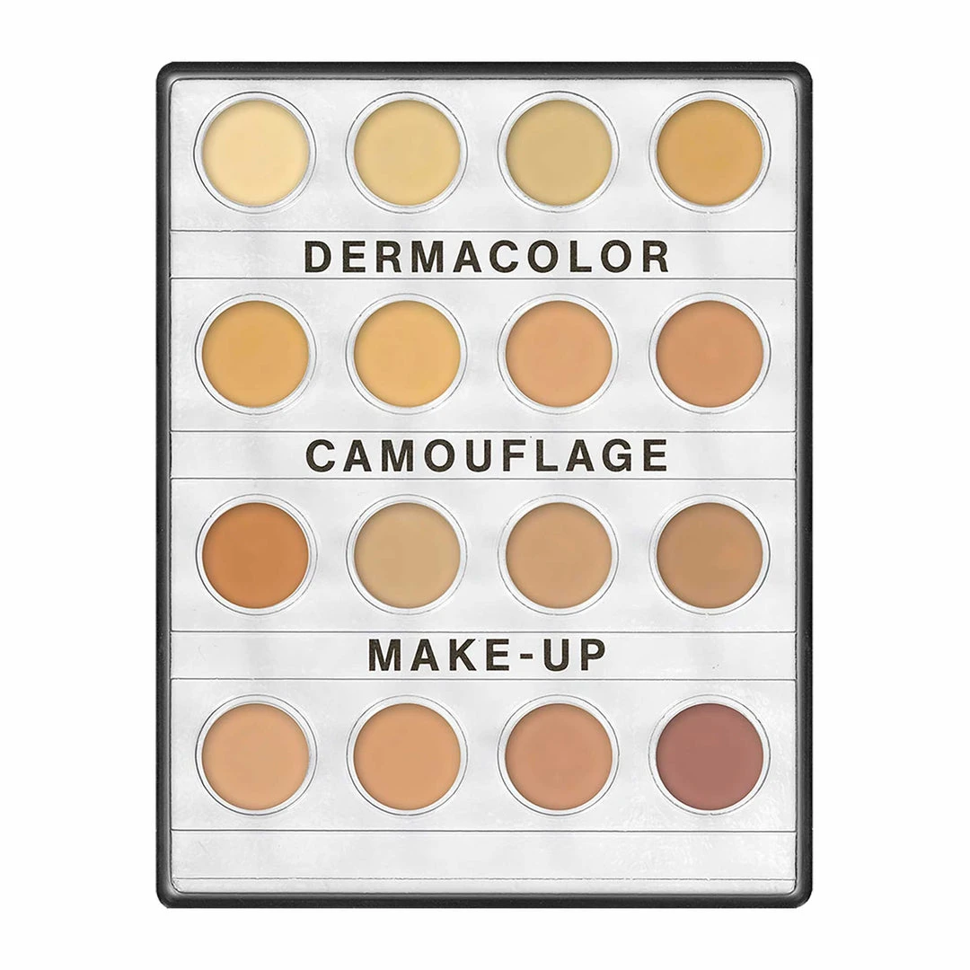 Masking & Concealment Dermacolor Camouflage Creme Mini 16 Palette - No. 4 3 Masking & Concealment Dermacolor Camouflage Creme Mini 16 Palette - No. 4