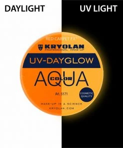 Kryolan AQUACOLOR UV-Dayglow - Water Based Face & Body Paint 13 Kryolan AQUACOLOR UV-Dayglow - Water Based Face & Body Paint