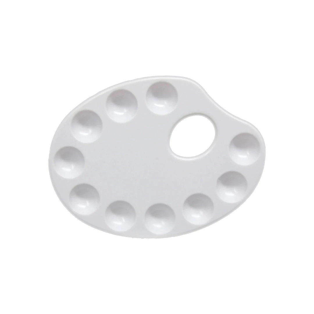 Royal & Langnickel Large 10-Well Oval Mixing Palette Blending Palettes & Plates 3 Royal & Langnickel Large 10-Well Oval Mixing Palette Blending Palettes & Plates