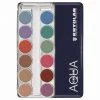 Kryolan AQUACOLOR 12 Palette - Face & Body Paint - P