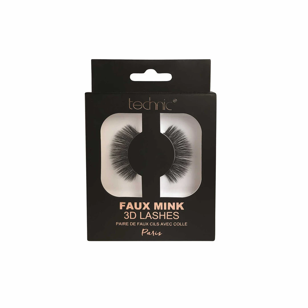 False Eyelashes Technic Faux Mink 3D False Lashes - Paris 3 False Eyelashes Technic Faux Mink 3D False Lashes - Paris