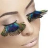 Smiffy's Fever False Eyelashes - Peacock Feathers