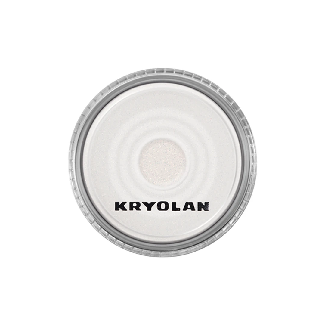 Kryolan Polyester Glimmer Medium Glitter - Pearl White 3 Kryolan Polyester Glimmer Medium Glitter - Pearl White