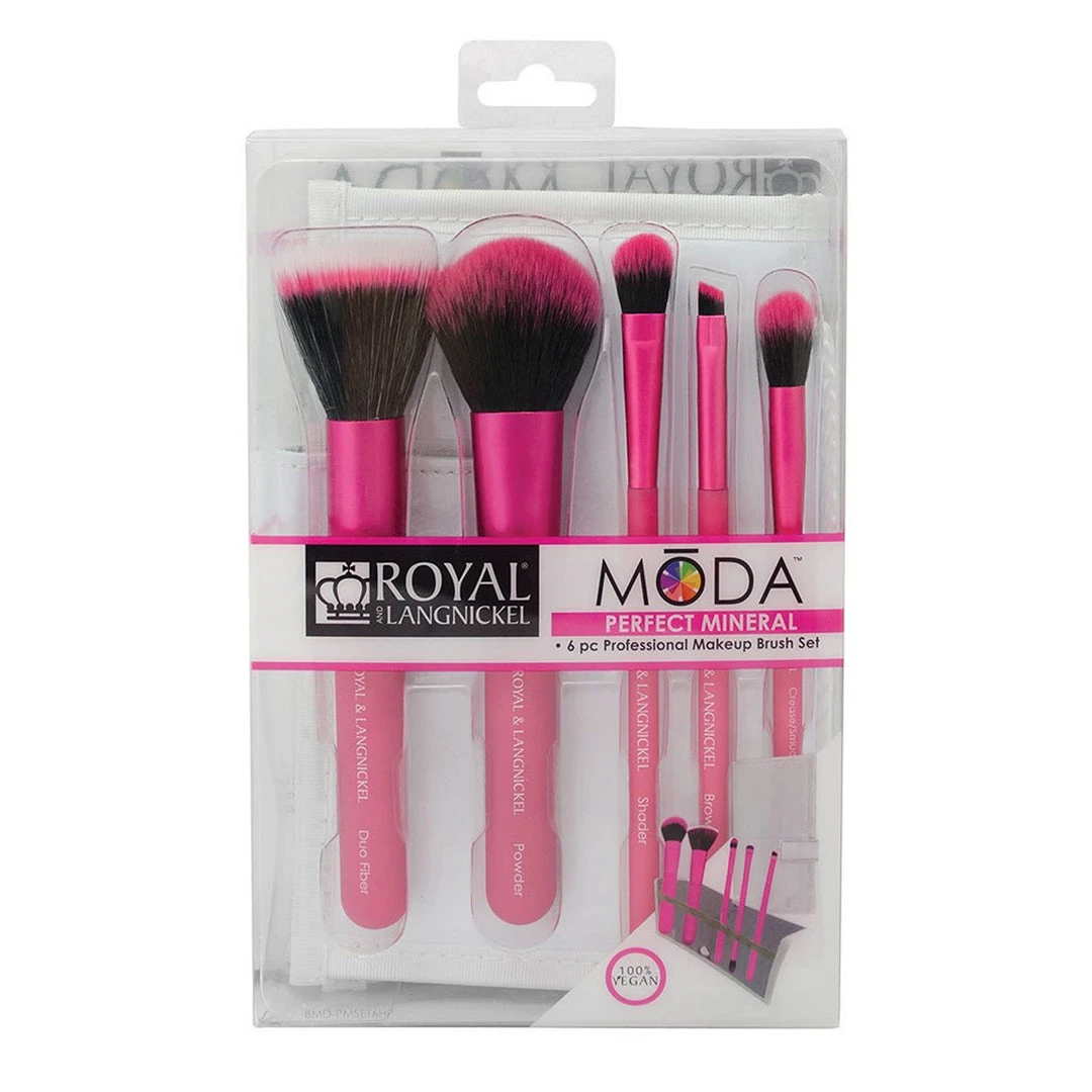 Royal & Langnickel MODA Perfect Mineral Brush Set (6pc) 6 Royal & Langnickel MODA Perfect Mineral Brush Set (6pc)