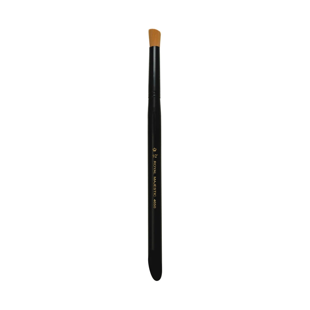 Royal & Langnickel Majestic Deerfoot Stippler 1/4" Brush Vegan Brushes 4 Royal & Langnickel Majestic Deerfoot Stippler 1/4" Brush Vegan Brushes
