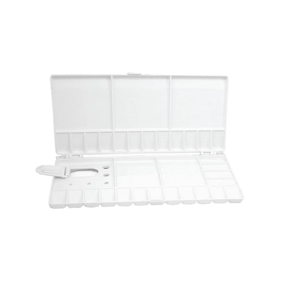 Blending Palettes & Plates Royal & Langnickel Large Folding 28-Well Mixing Palette 3 Blending Palettes & Plates Royal & Langnickel Large Folding 28-Well Mixing Palette