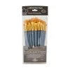Body Art Brush Sets Royal & Langnickel Gold Taklon 12 Piece Brush Set (1)