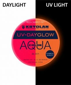 Kryolan AQUACOLOR UV-Dayglow - Water Based Face & Body Paint 15 Kryolan AQUACOLOR UV-Dayglow - Water Based Face & Body Paint