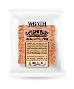 WRATH Orange Rubber Pore Stipple Sponge