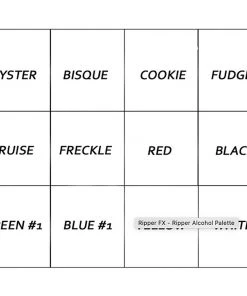 Alcohol Activated Make-up Ripper FX Alcohol Paint Large Palette - Ripper