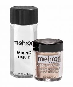 Liquid & Cream Mehron Metallic Powder With Mixing Liquid