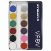 Kryolan AQUACOLOR 12 Palette - Face & Body Paint - SN