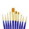Royal & Langnickel Gold Taklon Super Value 10 Pack Brush Set Body Art Brush Sets