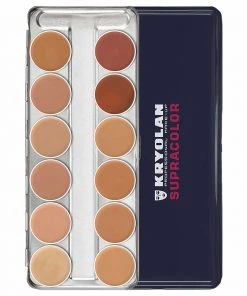 Kryolan SUPRACOLOR 12 Palette - Foundation & Face Paint - TV