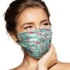 Pebbles Of Leeds Face Masks Pebbles Handmade Pleated Cotton Face Mask - Tropical