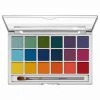 Kryolan Variety Eyeshadow 18 Palette - V2 Brights Eyeshadow Palettes