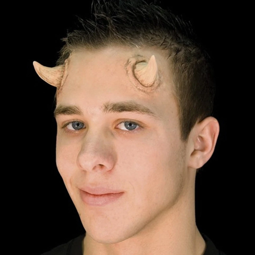 Prosthetics Woochie Latex Prosthetic Small Universal Horns 3 Prosthetics Woochie Latex Prosthetic Small Universal Horns