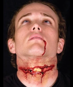 Prosthetics Woochie Latex Prosthetic Slashed Trachea