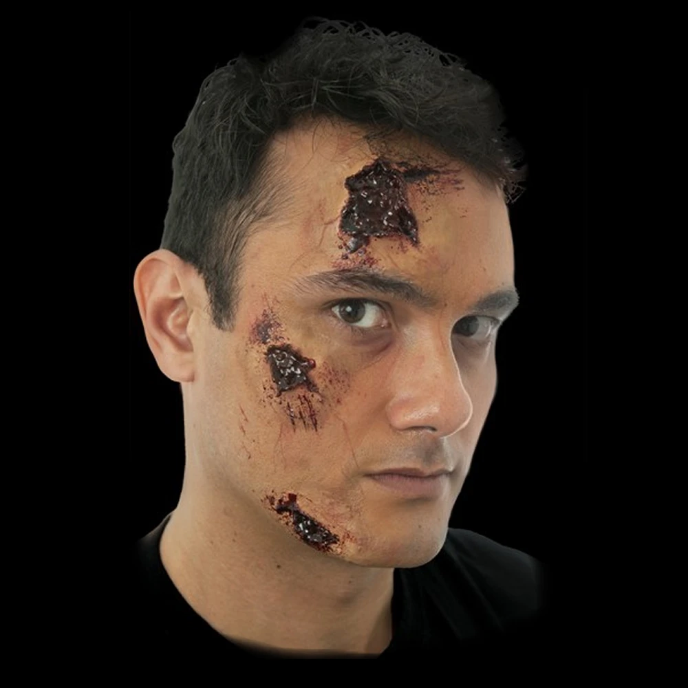 Woochie Latex Prosthetic Gash Set 3 Woochie Latex Prosthetic Gash Set