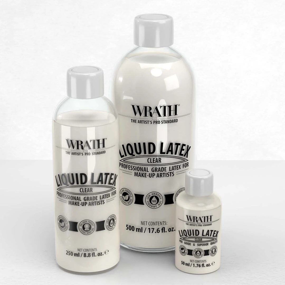 WRATH Professional Liquid Latex - Clear Adhesives 3 WRATH Professional Liquid Latex - Clear Adhesives