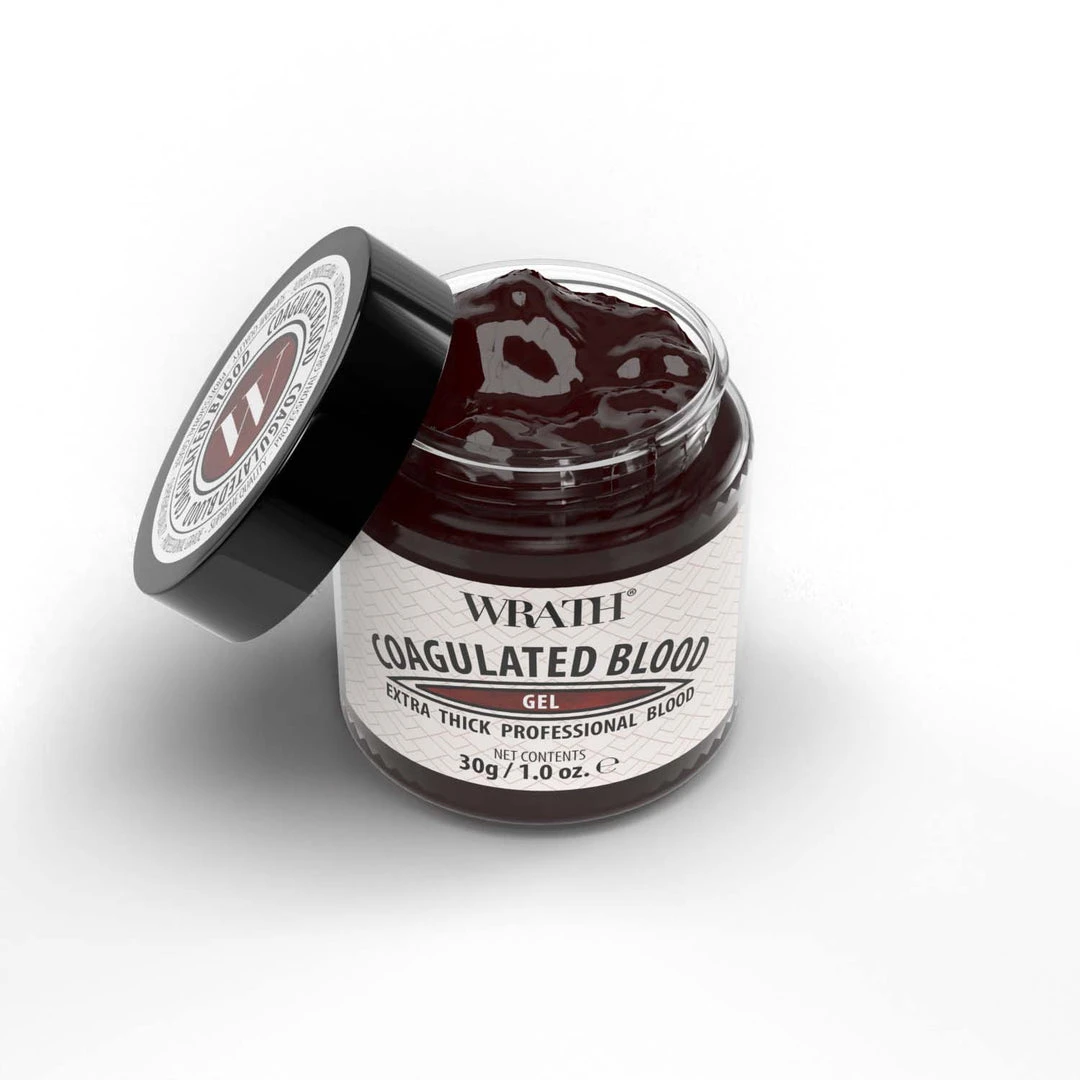 Artificial Bloods WRATH Coagulated Blood - Thick Professional Gel 6 Artificial Bloods WRATH Coagulated Blood - Thick Professional Gel
