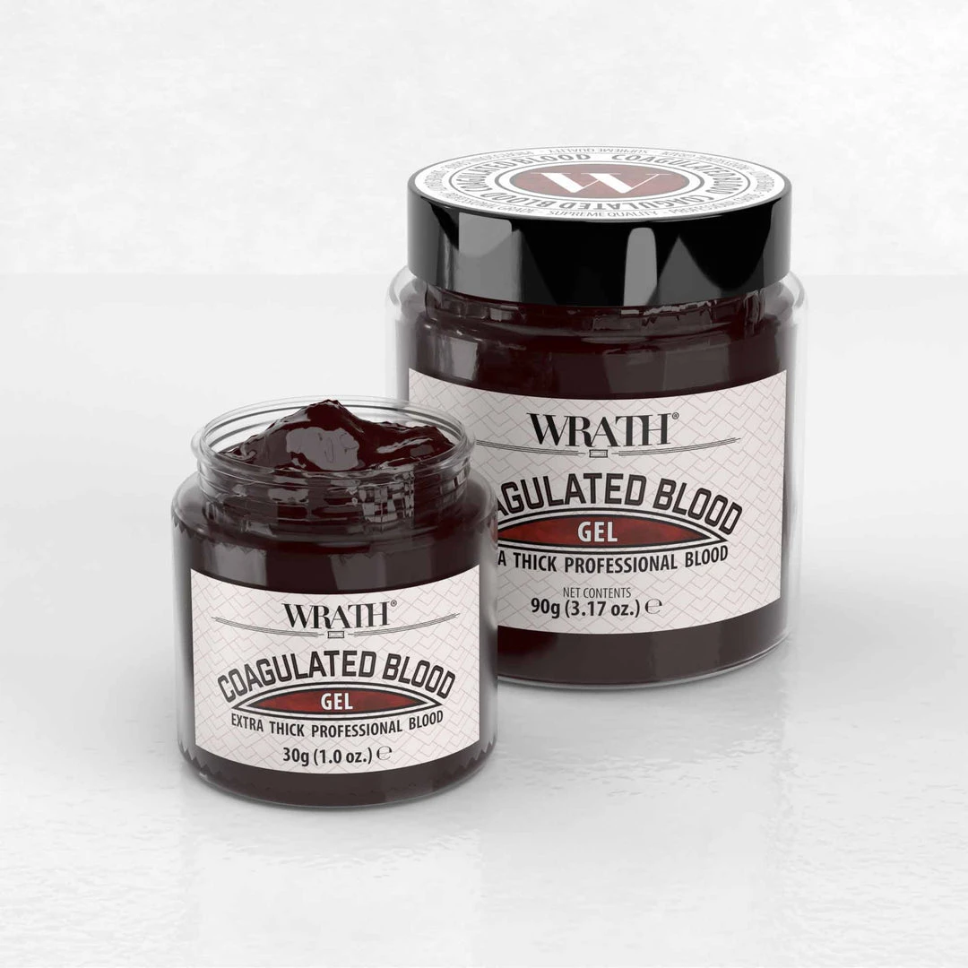 Artificial Bloods WRATH Coagulated Blood - Thick Professional Gel 3 Artificial Bloods WRATH Coagulated Blood - Thick Professional Gel
