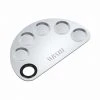 Blending Palettes & Plates WRATH Stainless Steel Semicircle Indented Palette 1 Blending Palettes & Plates WRATH Stainless Steel Semicircle Indented Palette