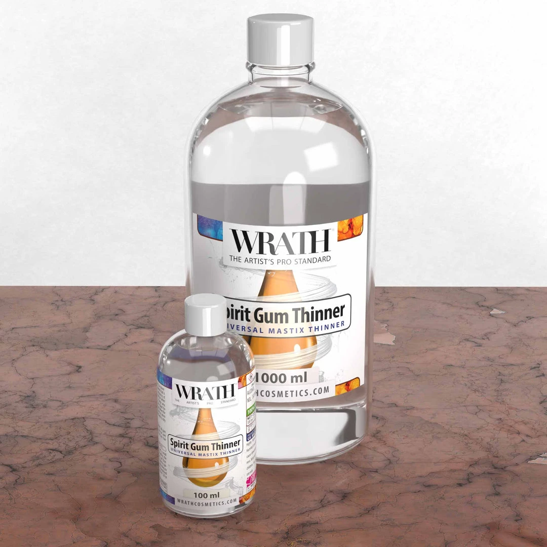 WRATH Spirit Gum Thinner - Mastix Solvent Removers & Solvents 3 WRATH Spirit Gum Thinner - Mastix Solvent Removers & Solvents