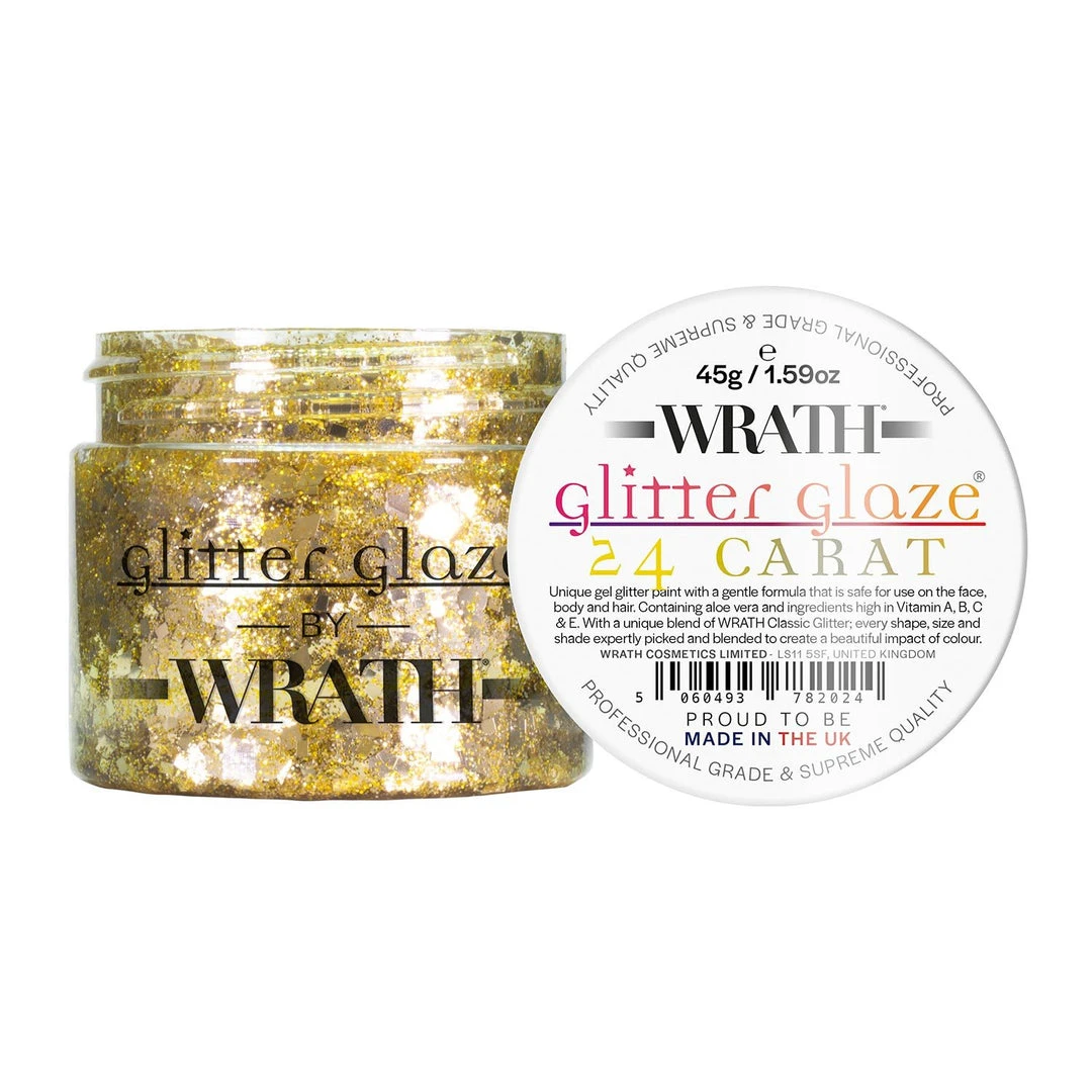 WRATH Glitter Glaze® - Glitter Gel Paint For Face, Body & Hair 25 WRATH Glitter Glaze® - Glitter Gel Paint For Face, Body & Hair