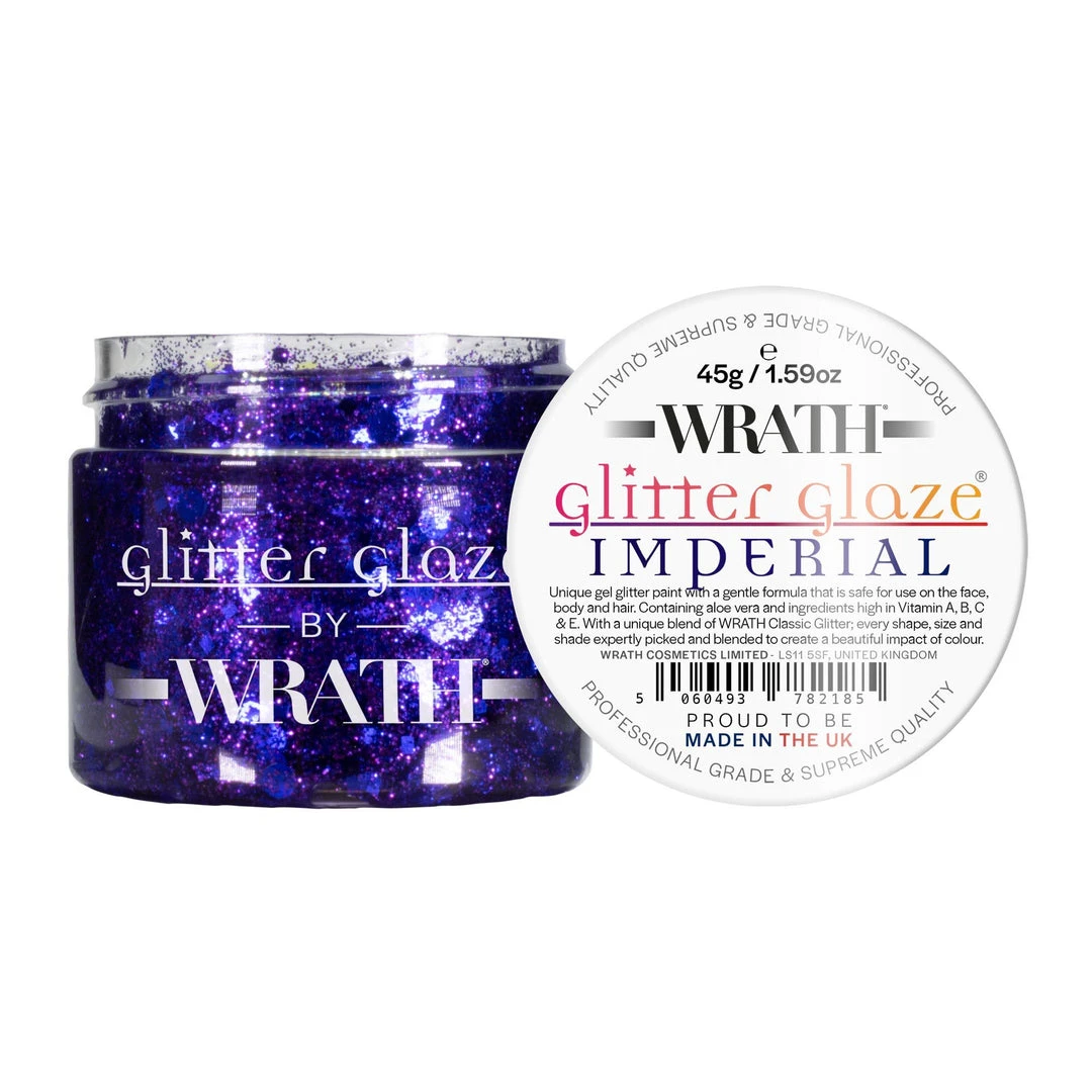 WRATH Glitter Glaze® - Glitter Gel Paint For Face, Body & Hair 32 WRATH Glitter Glaze® - Glitter Gel Paint For Face, Body & Hair