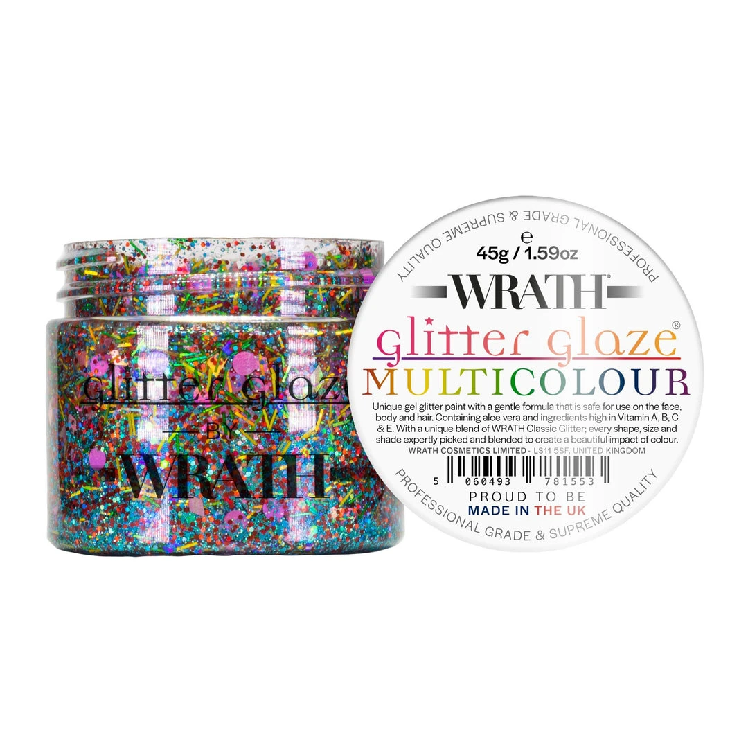 WRATH Glitter Glaze® - Glitter Gel Paint For Face, Body & Hair 9 WRATH Glitter Glaze® - Glitter Gel Paint For Face, Body & Hair