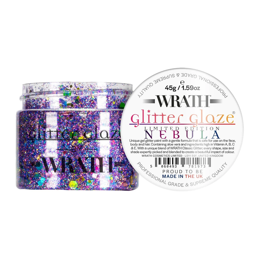 WRATH Glitter Glaze® - Glitter Gel Paint For Face, Body & Hair 20 WRATH Glitter Glaze® - Glitter Gel Paint For Face, Body & Hair