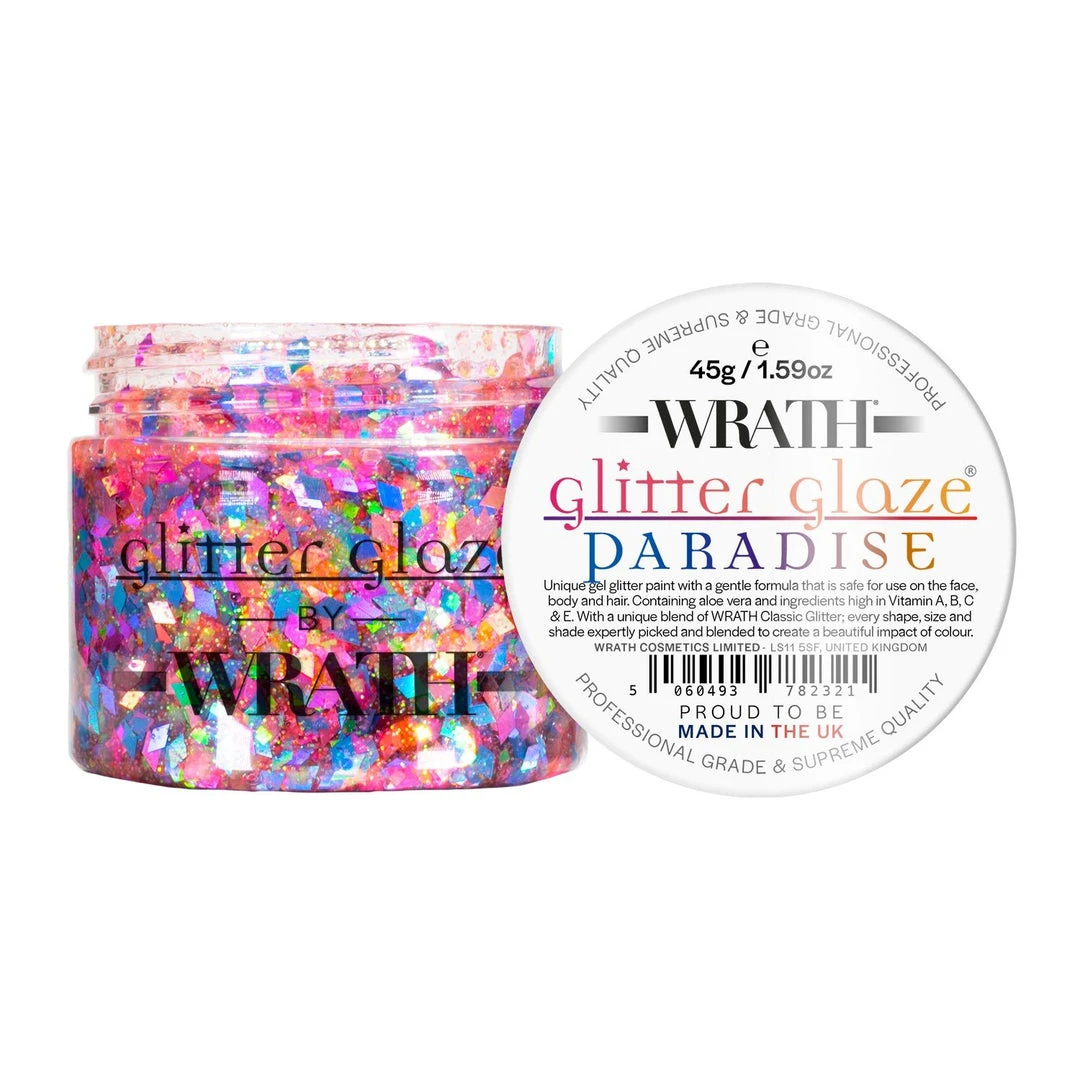 WRATH Glitter Glaze® - Glitter Gel Paint For Face, Body & Hair 38 WRATH Glitter Glaze® - Glitter Gel Paint For Face, Body & Hair
