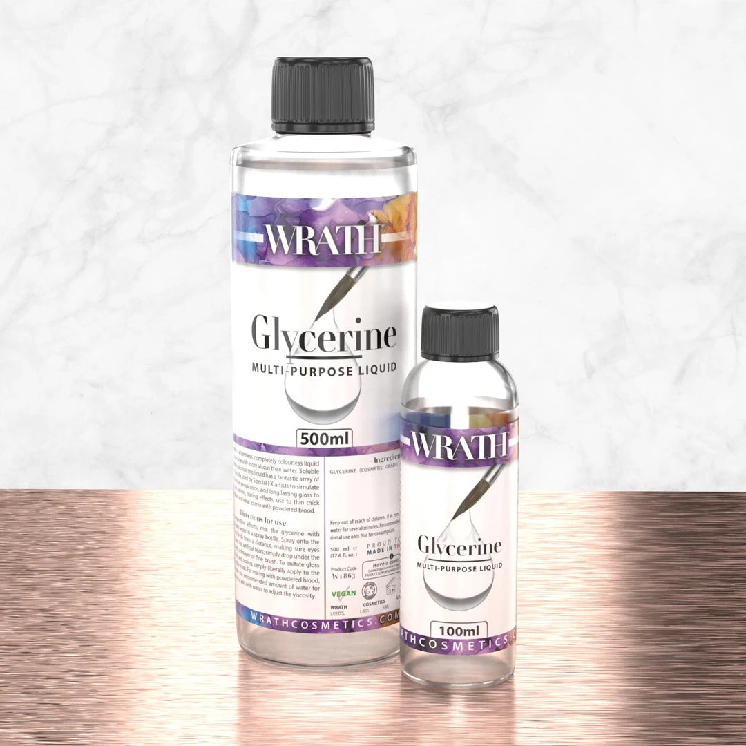 WRATH FX Glycerine - Tears, Sweat & Gloss Effects Burns & Blister Simulation 5 WRATH FX Glycerine - Tears, Sweat & Gloss Effects Burns & Blister Simulation