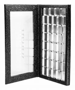 WRATH Large Magnetic Make-up Palette - Glitter Onyx