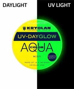 Kryolan AQUACOLOR UV-Dayglow - Water Based Face & Body Paint 17 Kryolan AQUACOLOR UV-Dayglow - Water Based Face & Body Paint