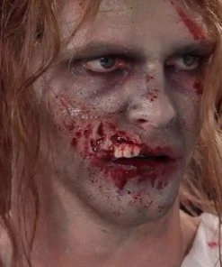 Smiffy's Make-up FX Hyper-Realistic Water Transfer Wound - Zombie Exposed Teeth